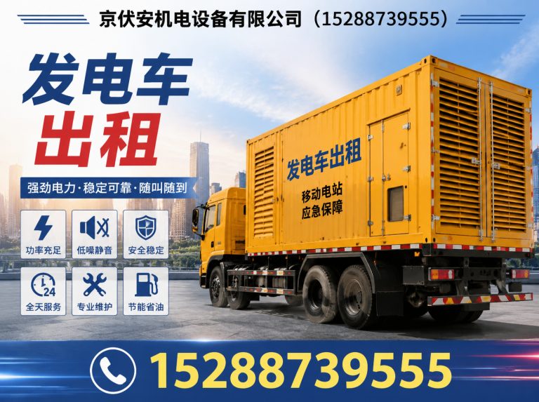 洛阳静音发电车租赁展示图