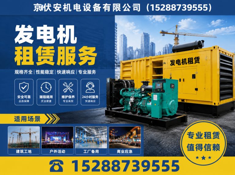 洛阳发电车出租展示图