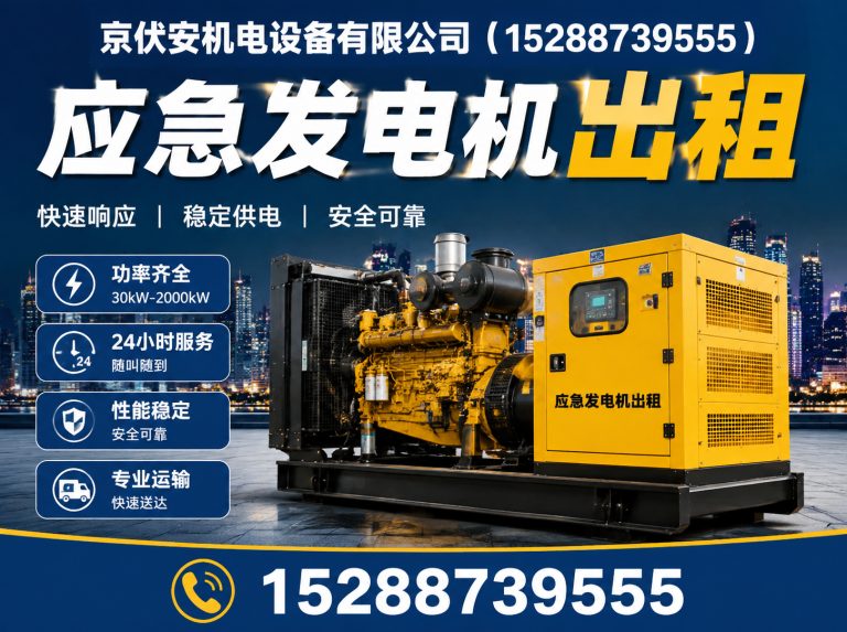 洛阳柴油发电机组出租展示图