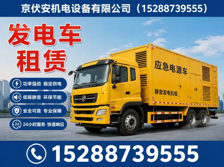 洛阳应急发电机出租展示图